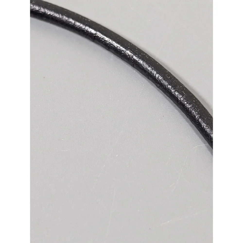 Silpada‎ 925 Black Leather Cord necklace 16 inch